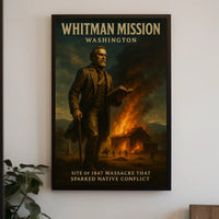 Whitman Mission Washington Poster