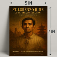 St. Lorenzo Ruiz A Faith Unyielding Poster PosterGoat