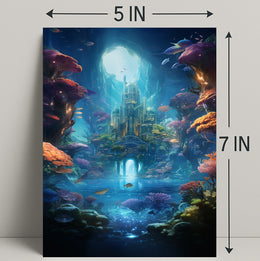 Enchanted Underwater City Poster