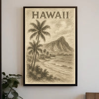 Hawaii Tropical Paradise Poster