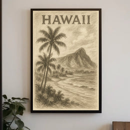 Hawaii Tropical Paradise Poster