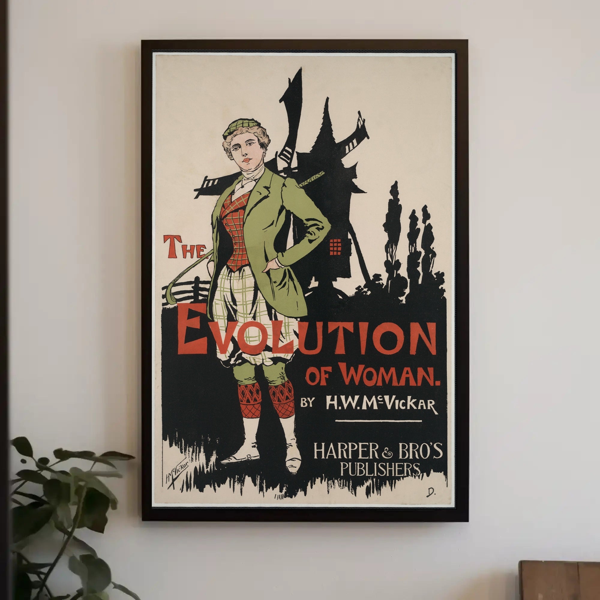 Evolution Of Woman Art Print Poster Vintage Decor