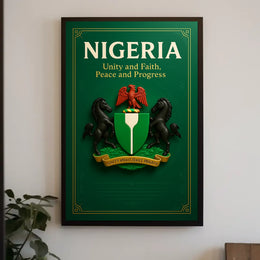 Nigeria Unity and Progress Poster