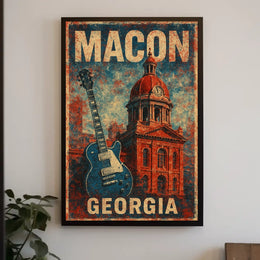 Macon Musical Heritage Wanderlust Photography Poster