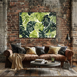Tropical Foliage Delight Poster