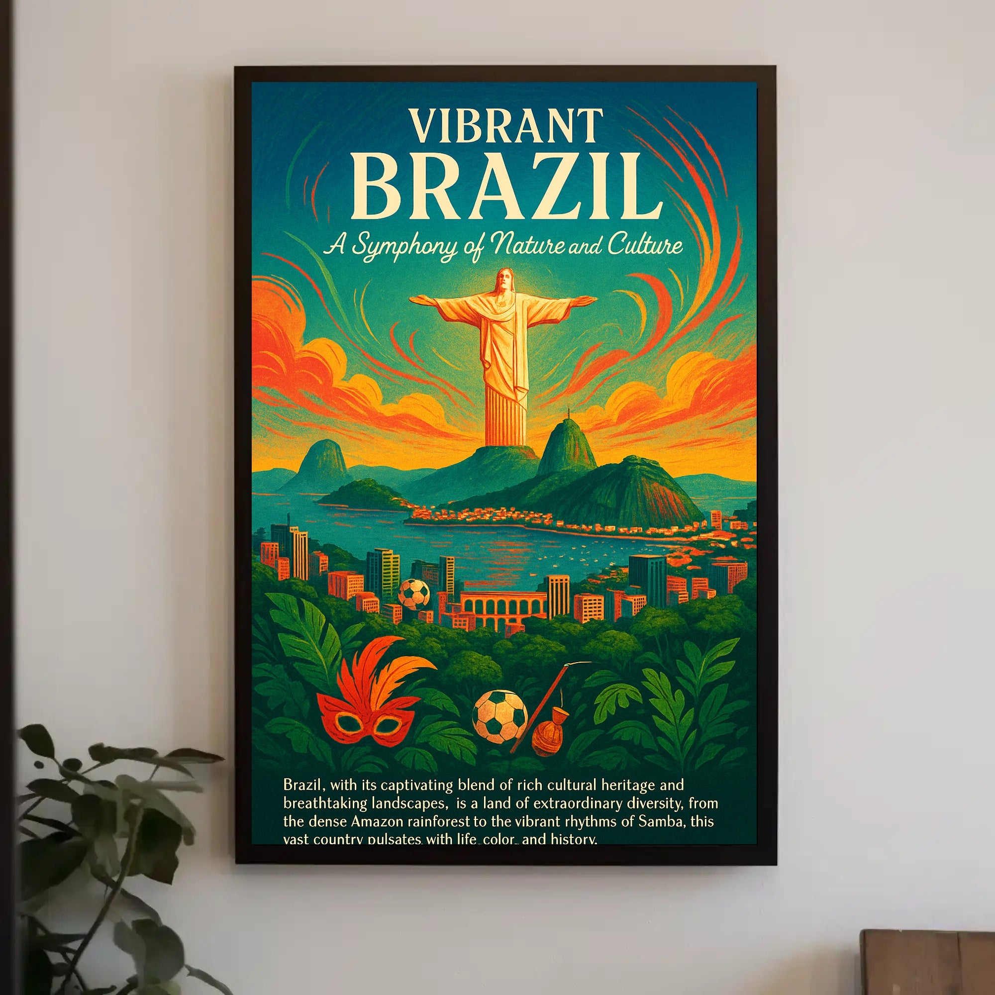 Vibrant Brazil A Symphony Of Nature And Poster