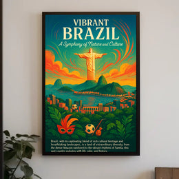 Vibrant Brazil A Symphony Of Nature And Poster