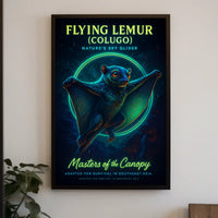 Flying Lemur Masters of the Canopy Poster