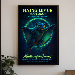 Flying Lemur Masters of the Canopy Poster