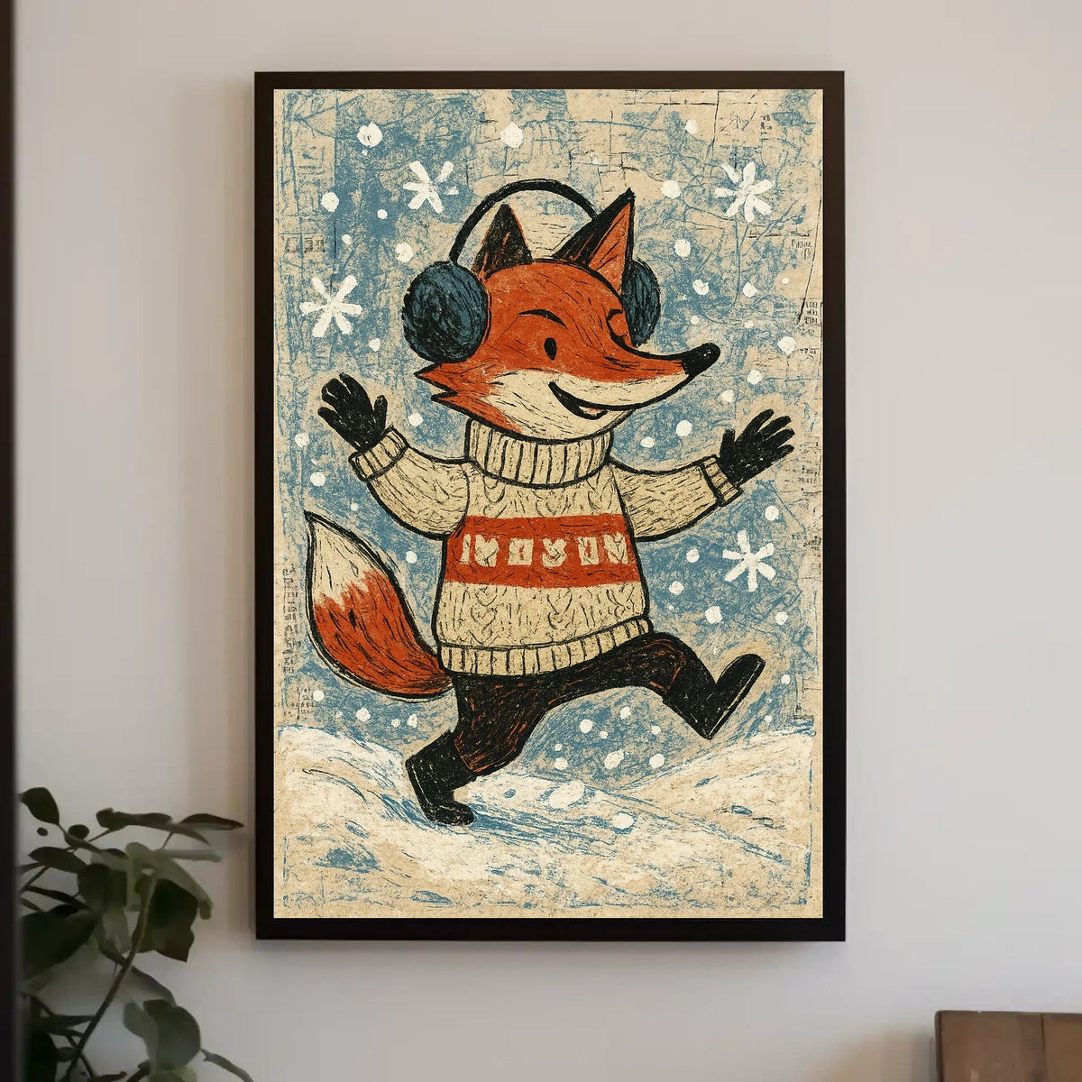 Winter Fox Poster