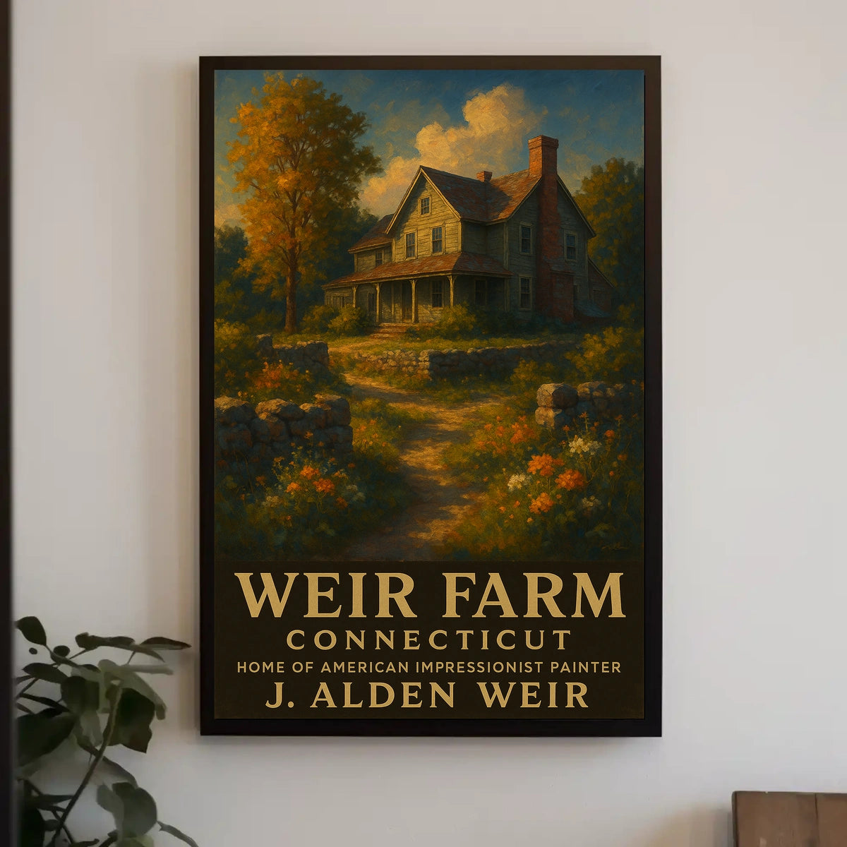 Weir Farm Home Of J. Alden Weir Poster