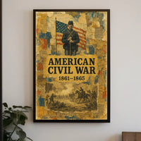American Civil War 1861-1865 Poster