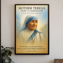 Mother Teresa Light of Compassion Poster
