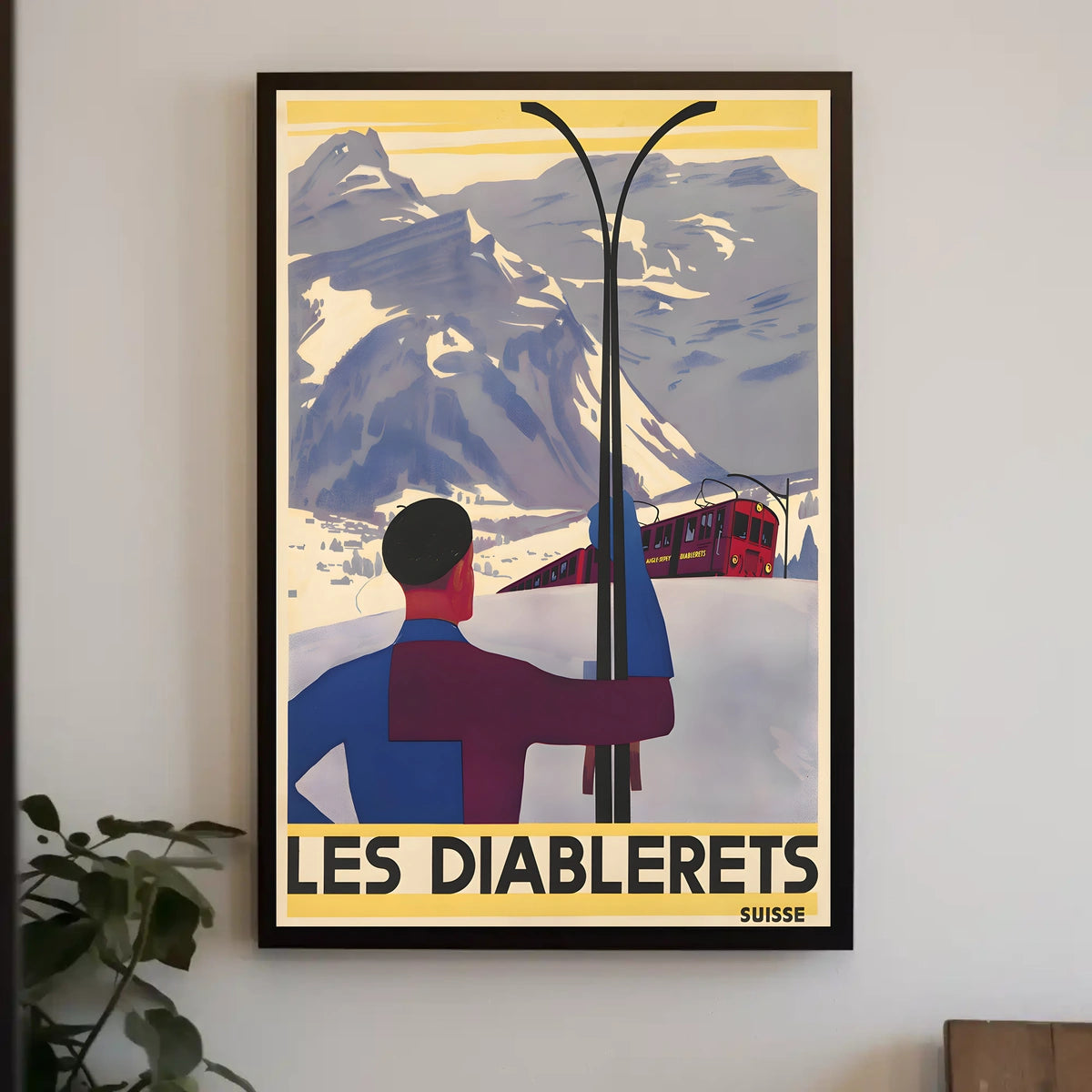 Les Diablerets Swiss Alps Adventure Poster