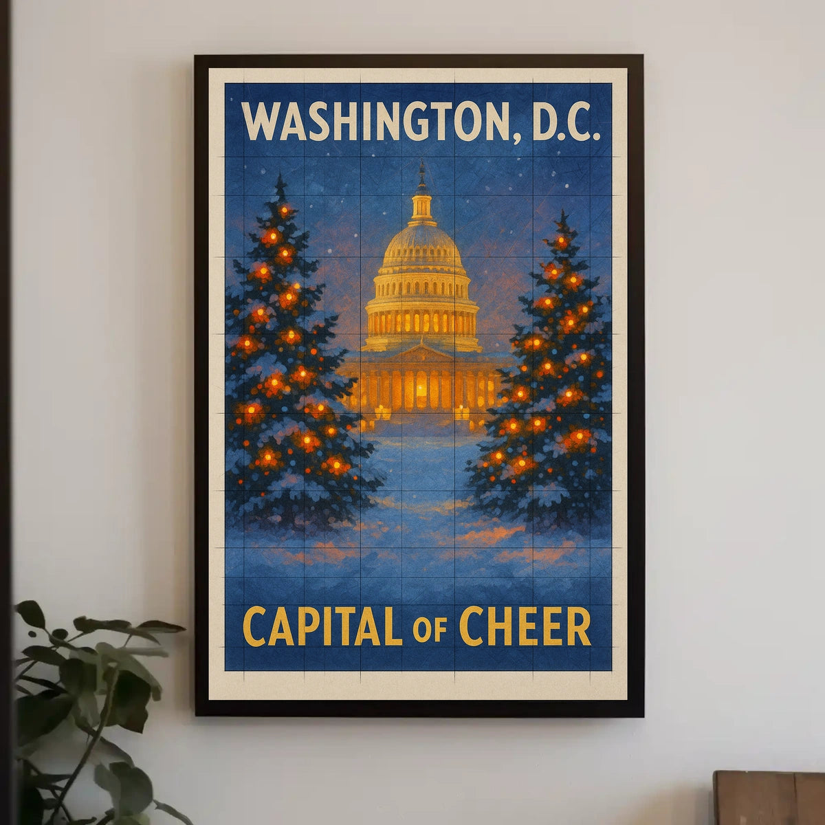 Washington, D.C. Capital Of Cheer Poster