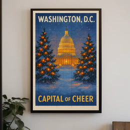 Washington, D.C. Capital Of Cheer Poster