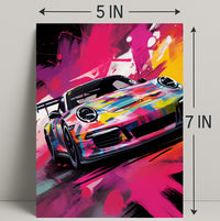 Vibrant Speed Poster