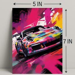 Vibrant Speed Poster
