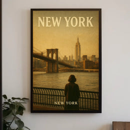 New York Cityscape Poster