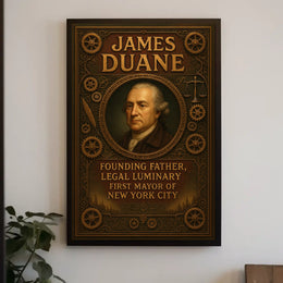 Founding Father Legal Luminary Poster Vintage Wall Art