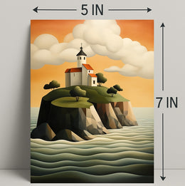 Tranquil Island Sanctuary Poster PosterGoat