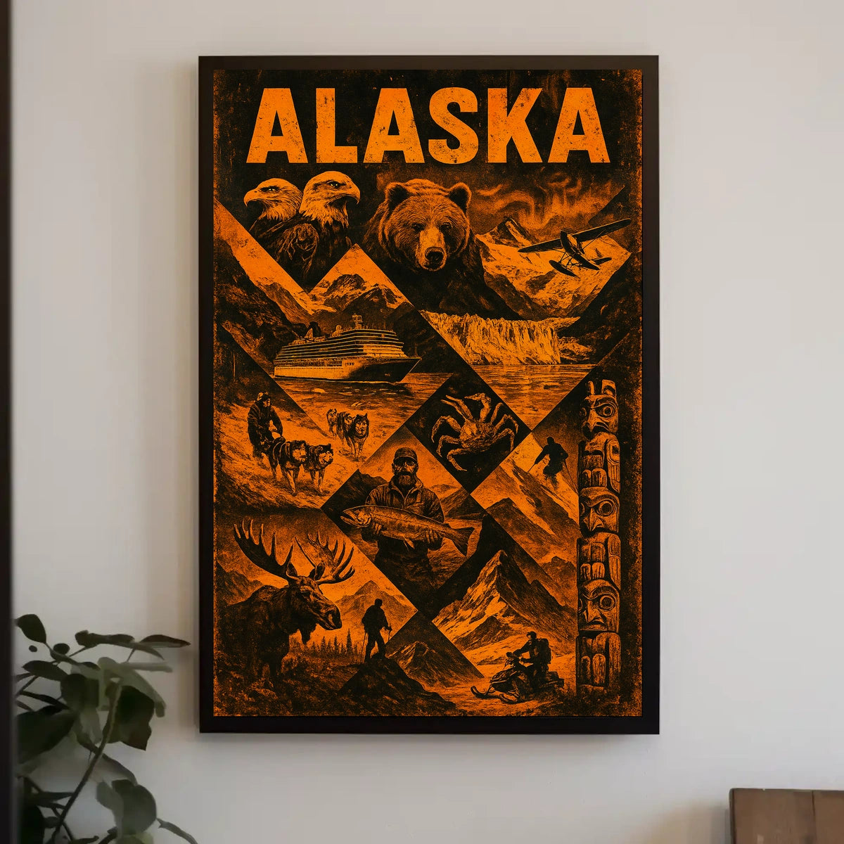 Discover Alaska Poster