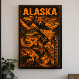 Discover Alaska Poster