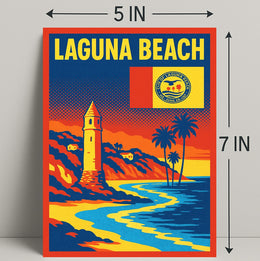 Laguna Beach Scenic Poster PosterGoat