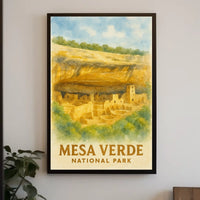 Mesa Verde National Park Scenic Poster