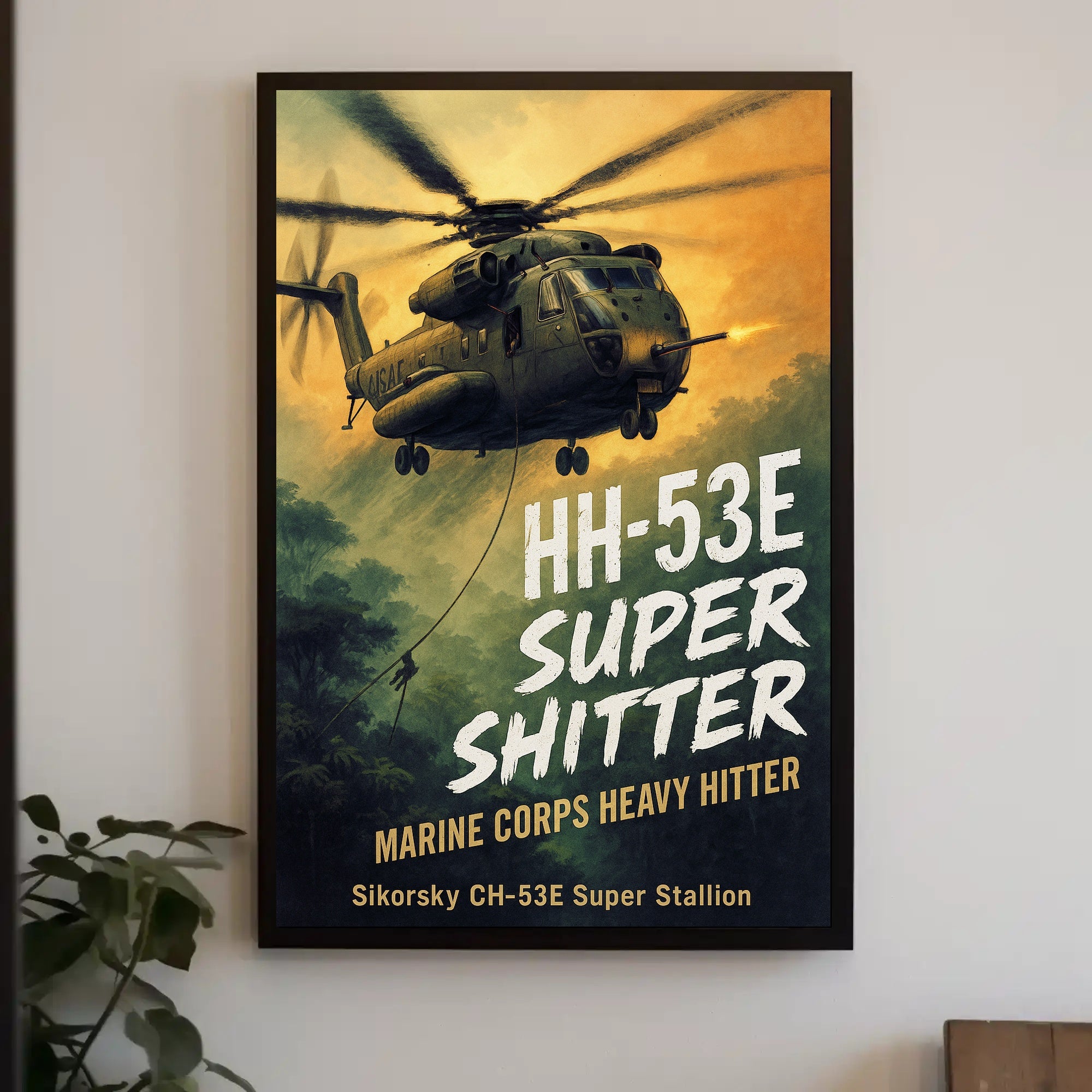 HH-53E Super Shitter Poster PosterGoat