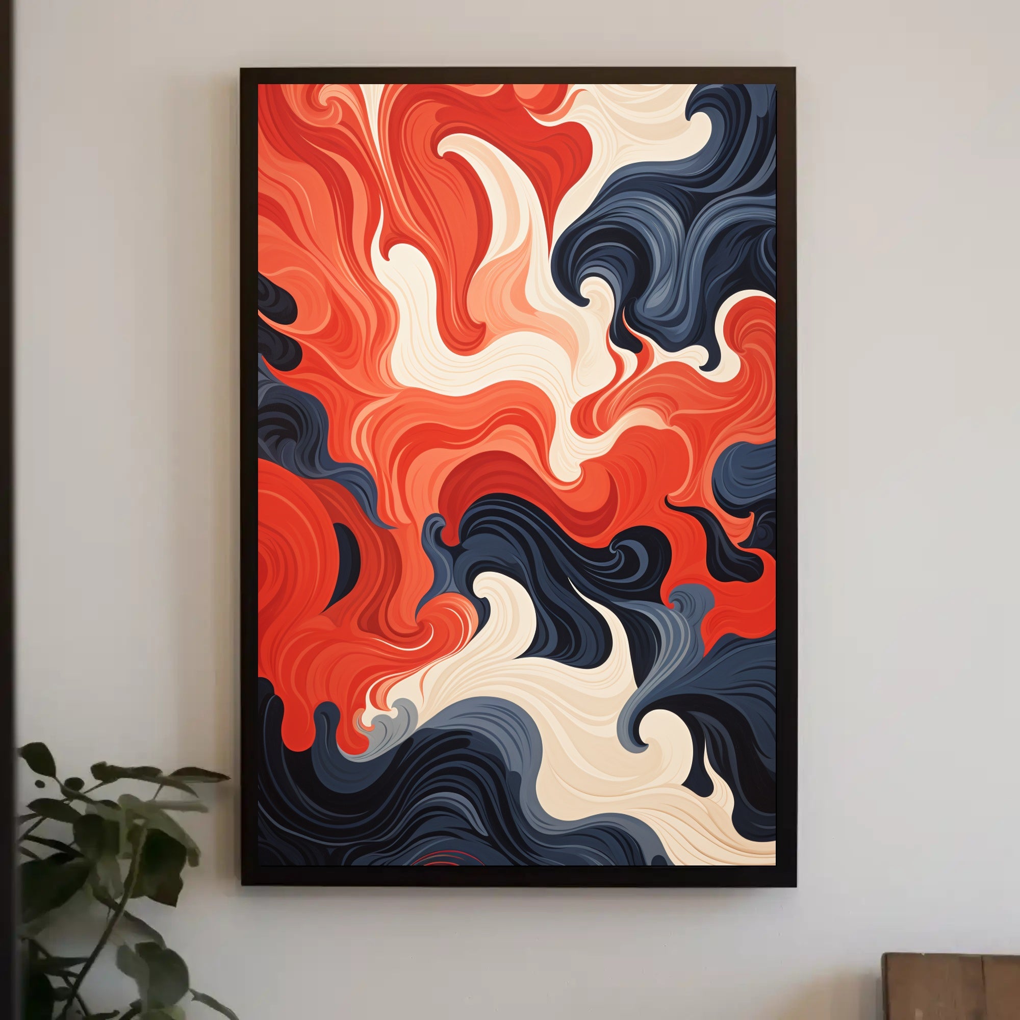 Swirling Colors Of Expression Poster
