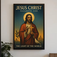 The Light of the World Religious Heritage Poster PosterGoat