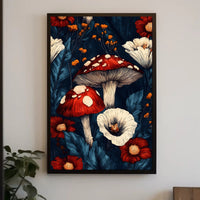Enchanted Forest Flora Wall Art Print