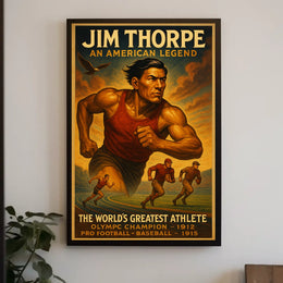 Jim Thorpe The Worlds Greatest Athlete Jim Thorpe Poster