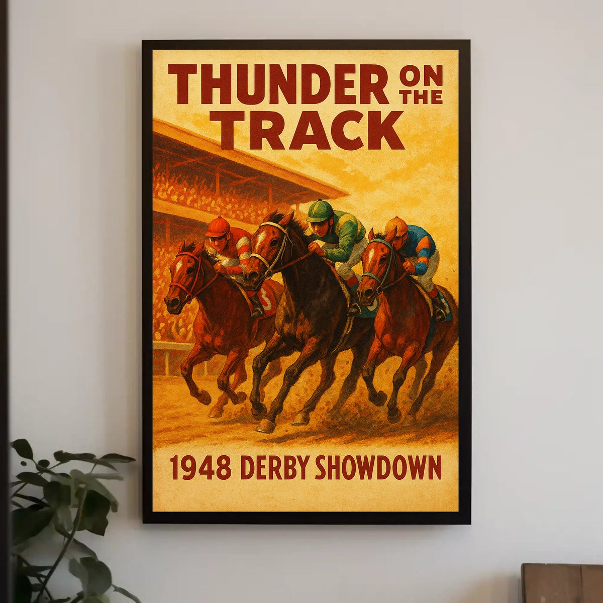 Thunder On The Track Poster
