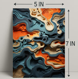 Abstract Topography Abstract Poster PosterGoat