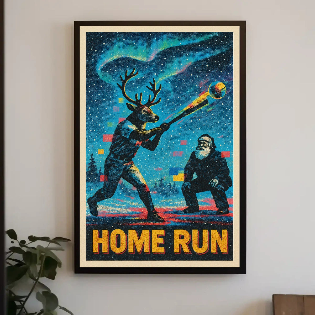 HOME RUN Fantasy Baseball Poster