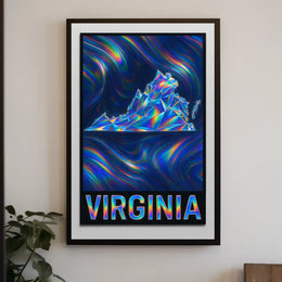 Virginia In Prism Poster