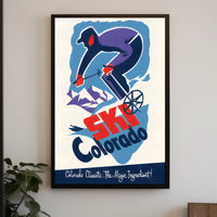 Ski Colorado Poster