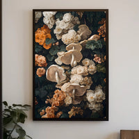 Floral And Fungal Harmony Wall Art Print