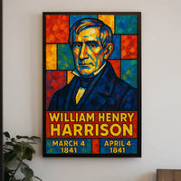 William Henry Harrison 9th President Poster
