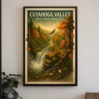Cuyahoga Valley Where Nature Breaks Free Poster