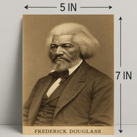 Frederick Douglass Portrait Poster PosterGoat