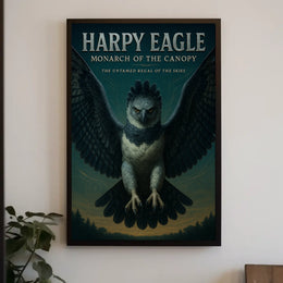 Harpy Eagle Monarch of the Canopy Poster