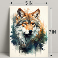 Majestic Wolf In Nature Poster PosterGoat