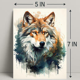 Majestic Wolf In Nature Poster PosterGoat
