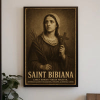 Saint Bibiana Invoked Against Poster