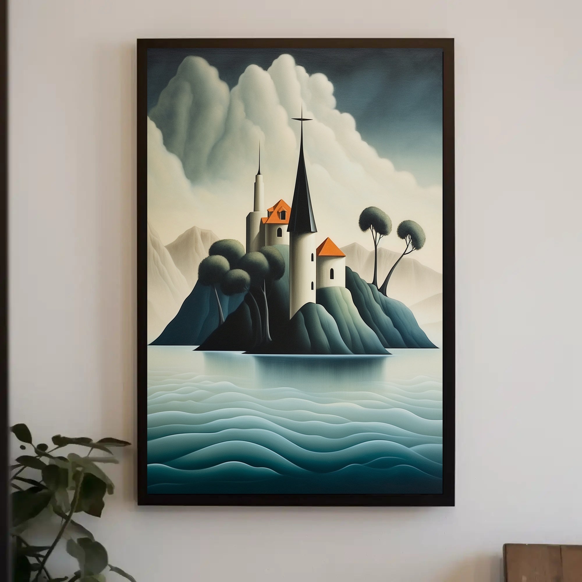 Enchanted Island Fortress Poster PosterGoat