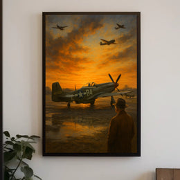 Sunset Squadron Poster