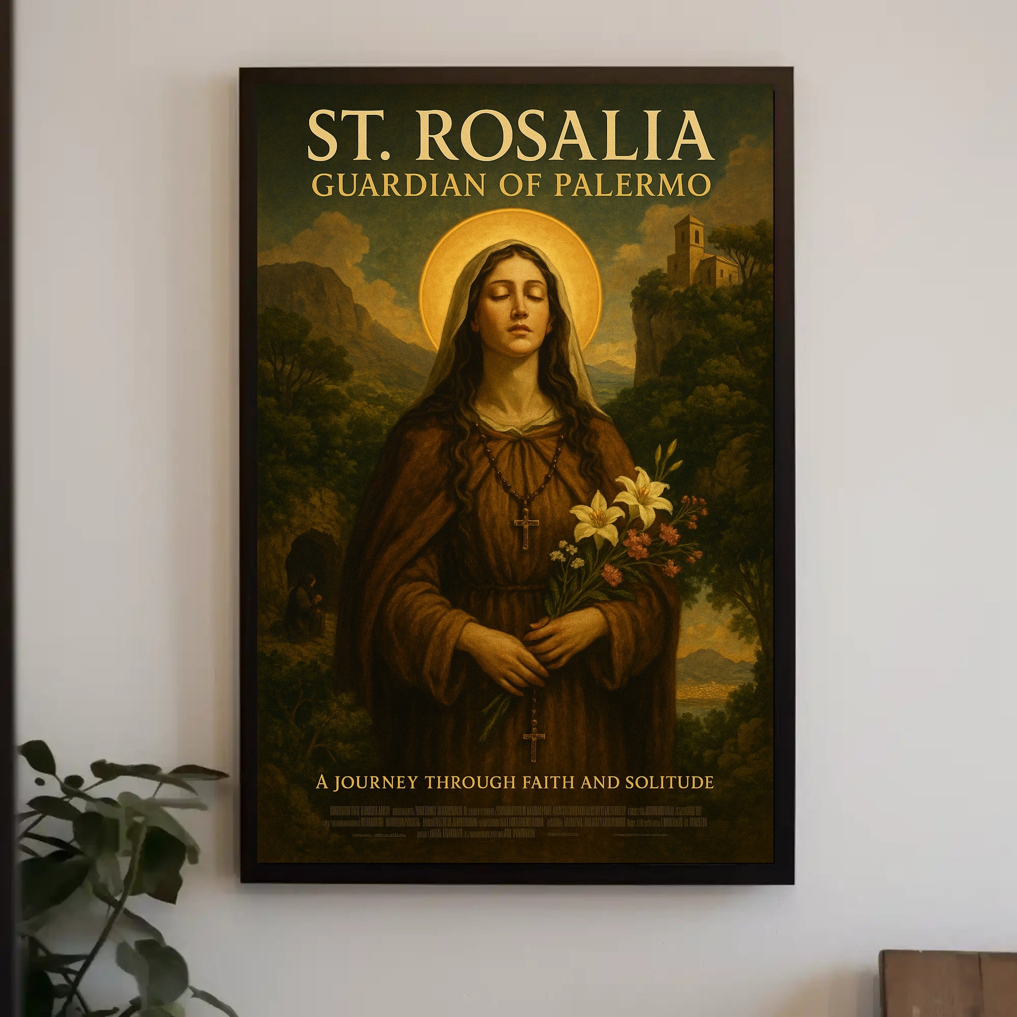 St. Rosalia Guardian Of Palermo Poster